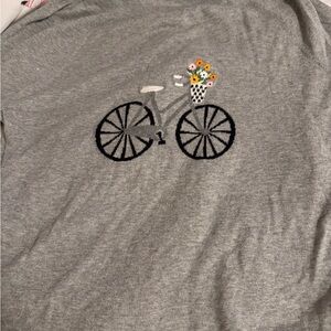 LOFT Heather Gray Knit Top